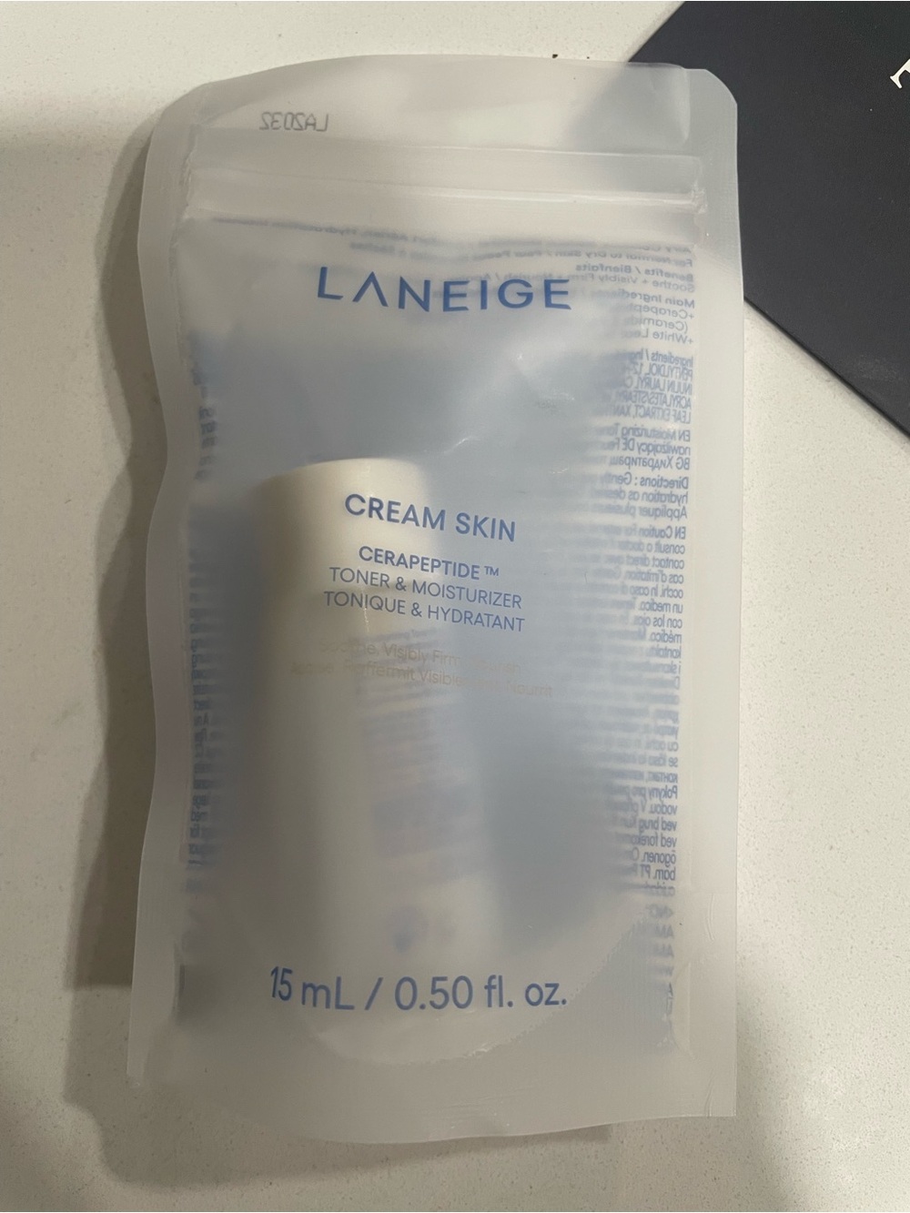 NWT Laneige toner and moisturizer-15ml